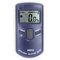 Md918 Digital Inductive Moisture Meter Wood Humidity Meter Damp Detector Tester Paper Wall Moisture Analyzer 4~80%