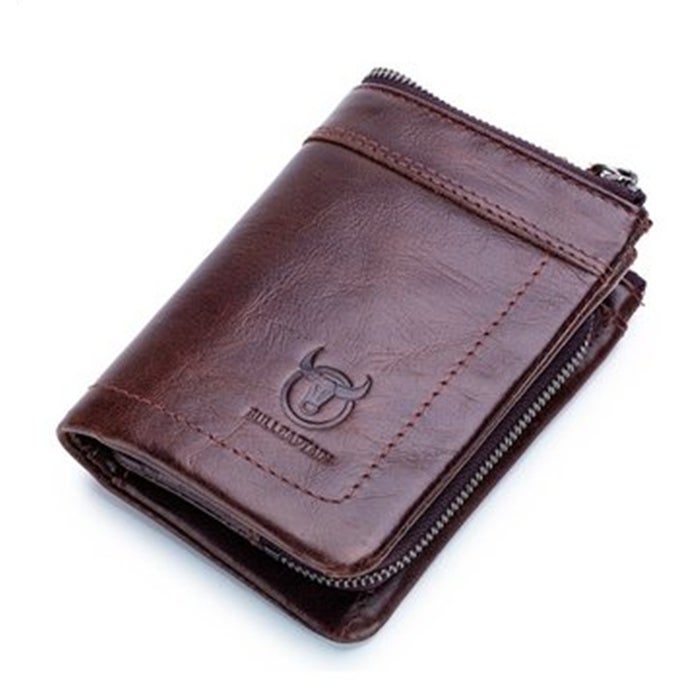 Men Pu Leather Casual Functional Wallet