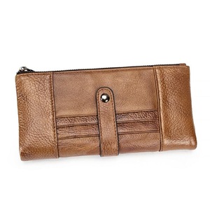 Men Leather Rfid Blocking Vinatge Long Wallet Money Purse Phone Clutches Bag