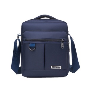 Men Oxford Cloth Waterproof Messenger Crossbody Bag 9.84 Inch Navy Colour