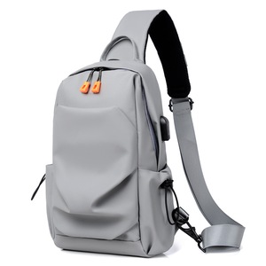 Men's Chest Bag Single Shoulder Crossbody Bag Multi functional Casual Chest Bag