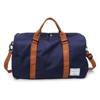 Men Women High-Capacity Leisure Travelling Bag Handbag Blue