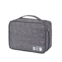 Men Women Multi-Function Waterproof Data Cable Pack Charging Treasure Storage Box For Outdoor Travel