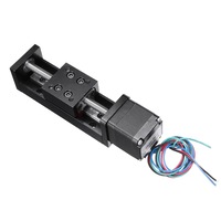 Mini 50-200Mm T6 Linear Cnc Slide Stage Actuator 50Mm T6*2 Motor Stepper
