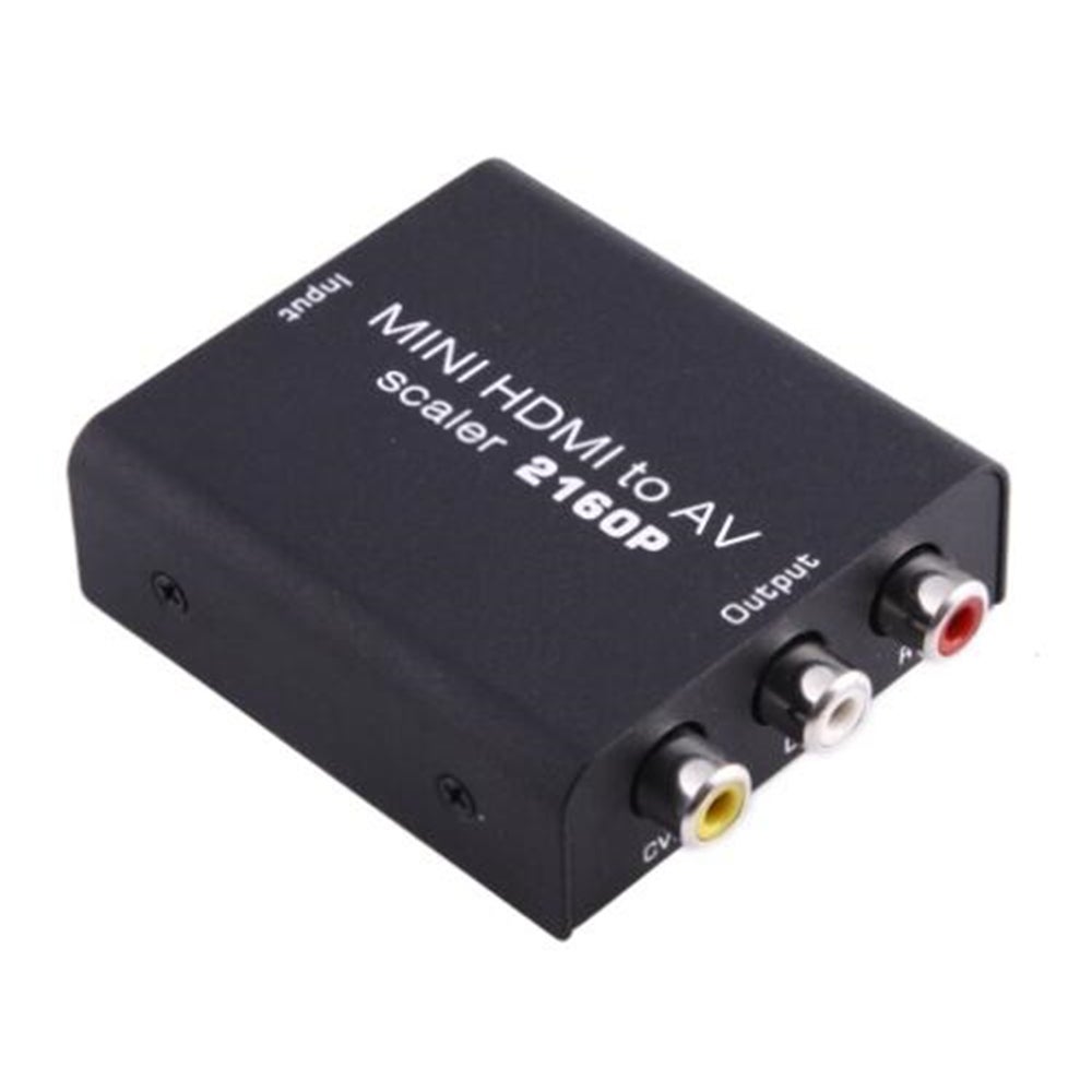 Mini Hdmi To Av / Cvbs Composite Video Signal Video Converter(Black)