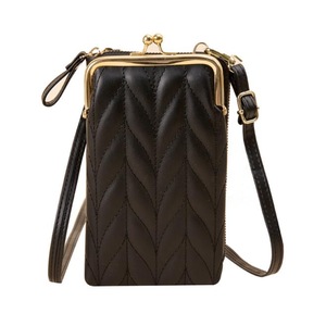 Mobile Phone Bag Fashion Multifunctional Messenger Shoulder Bag Zipper Simple Wallet