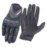 Motocross Racing Gloves Riding Knight Safety Gloves Size: XL (Blue)