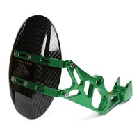 Motorcycle CNC Modified Fender Rear Wheel Fender Dustproof Splash Flaps Mudguards Fender Guard for Kawasaki Z1000 2010-2017(Green)