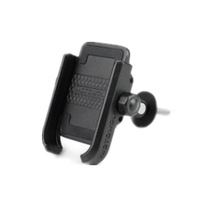 Motorcycle Handlebar Aluminum Alloy Phone Bracket Suitable For 4-6.8 Inch Device(Black)