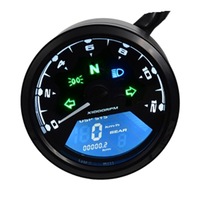 Motorcycle Lcd Digital Tachometer Speedometer Odometer Gauge