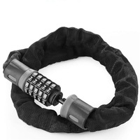 Motorcycles / Bicycle Chain Lock 5 Digit Password Anti-theft Password Lock Length 0.6m