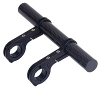 Mountainous Bicycle Carbon Fiber Handlebar Extension Frame Flashlight Bracket