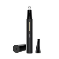 MSN Portable LED Electric Nose Hair Trimmer Dual Blade Smart Touch Control Waterproof Self-washing Technology Nasal Hair Cleaner