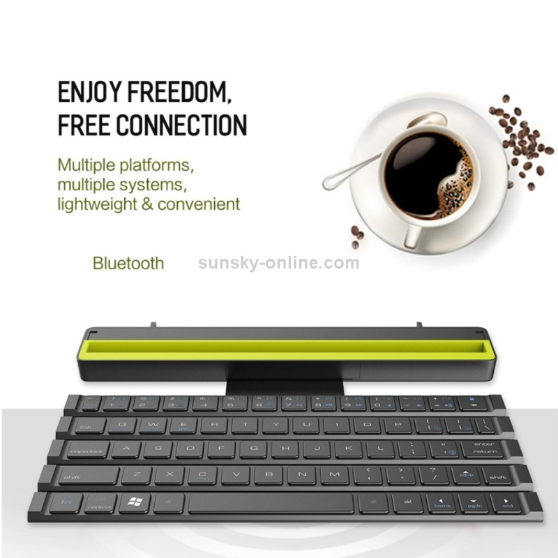 Buy Multi-function Rollable Wireless Bluetooth Keyboard With Indicator 