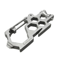 Multifunctional Pulley Para-Biner Stainless Carabiner Wrench Opener For Camping