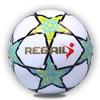 No.5 PU Leather Machine Stitched Football for Teenagers Training