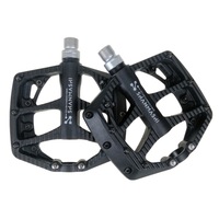 Np-1 1Pair Nylon Carbon Fiber Pedal Non-Slip Comfortable Foot Pedal (Black)