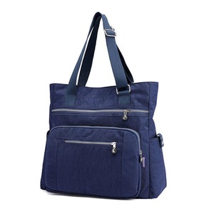 Nylon Shoulder Bag Multifunctional Messenger For Women Dark Blue