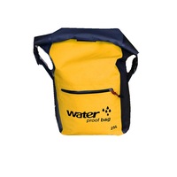 Outdoor Folding Double Shoulder Bag Dry Sack PVC Waterproof Backpack Capacity 25L