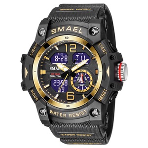 Outdoor Sports Watch Cool Double Display Luminous Electronic Watch Stopwatch Alarm Clock