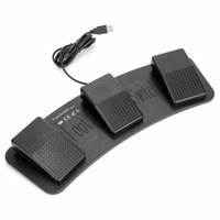 Pc Usb Triple Action Foot Switch(Black)