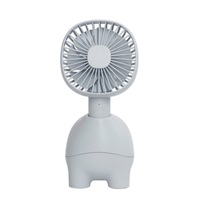 Pet Fan Rechargeable Handheld Mute Cooling Cooler Blue Colour