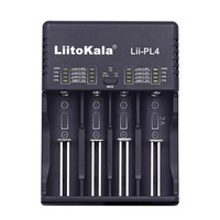 Pl4 Led Indicator Intelligent Rapid Ni-Mh / Li-Fe / Li-Ion / Imr Battery Charger 4Slots