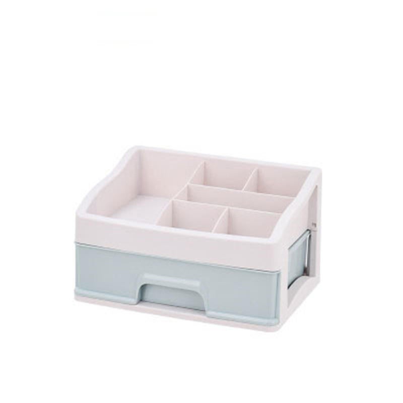 Plastic Cosmetic Drawer Makeup Organizer Makeup Storage Box Container Nail Casket Holder Desktop Sundry Case