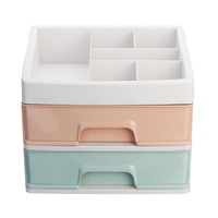 Plastic Makeup Holder Box Storage Desktop Container Cosmetic Jewelry Container