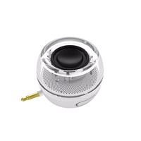 3.5Mm Audio Jack Mini Round Shape Crystal Speaker