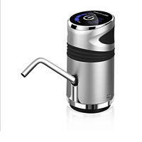 Intelligence Usb Touch Switch Electric Water Pump Auto Bottled Water Dispenser Drinking Bottle Silver