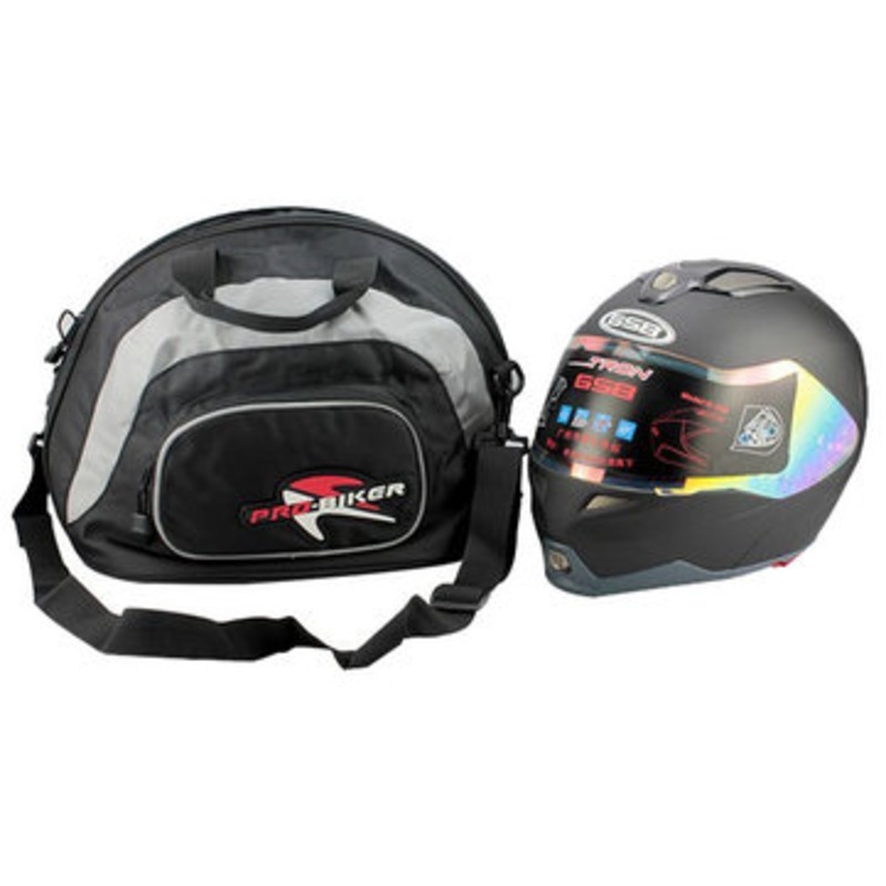 Buy Motorcycle Full Face Helmet Bag Backpack Black Waterproof MyDeal