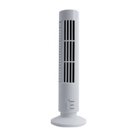 Portable USB Vertical Bladeless Fan, Mini Air Condition Fan Desk Cooling Tower Fan for Home/Office