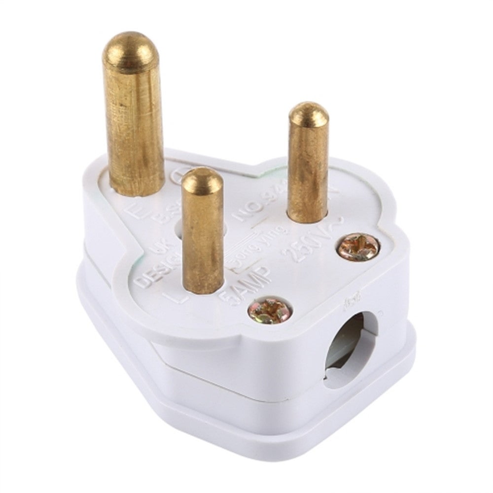 Power Plug Travel Adaptor Uk Charger(White)