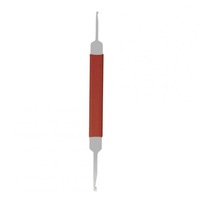 Professional Flute Clarinet Saxophone Needle Spring Adjustment Tool Spring Hook Wind Instrument Maintenance Tools Silver + Red