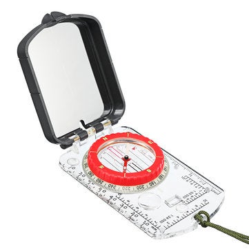 Professional Pocket Military Compass Compact Baseplate Pocket Hiking Sighting Walking Led Light