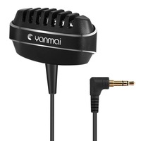 R999 Recording Clip-on Lapel Mic Lavalier Omni-directional Dual Condenser Microphone