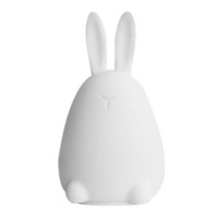 Rabbit Led Night Light Silicone Pat Control Multicolor For Children Baby Nursery Breathing Lamp