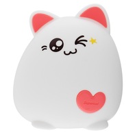 RGB Cat Silicone LED Touch Sensor Light Cute Cartoon Night Lamp Bedroom