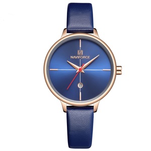 Rose Gold Case Elegant Design Women Wristwatch Date Display Quartz Watch