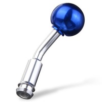 Shift Knob With Gear Shifter Extension Stick Bent Lever For Vw T4 90-03 Bk