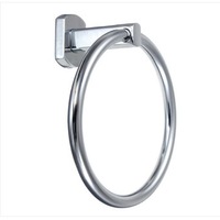Silver Wall Mounted Chrome Towel Ring Hand Rack Holder