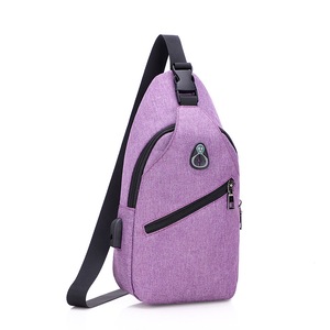 Simple Men's Chest Bag, Shoulder Bag, Crossbody Bag, Sports Bag