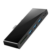 Sk-S4H 3 X Usb 3.0 + Hdmi + Sd / Tf Memory Card Reader Hub 4K Hdmi Adapter Black