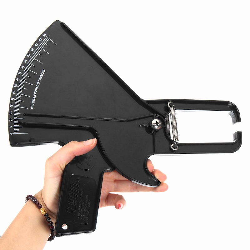 V Meter Kit Pinza Plicometro Metro A Nastro Per Misurare Grasso Corporeo - Fitness E Bodybuilding Strumento Fitness Plastica - Foto 11