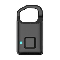 Smart Fingerprint Padlock Keyless Anti Theft Security Lock Usb Rechargeable For Luggage Bags
