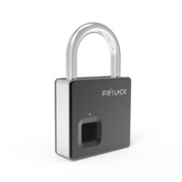Smart Fingerprint Padlock Outdoor Travel Ip65 Waterproof Biometric Intelligent Fingerprint Key Anti-Theft Lock With Key