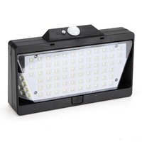 Solar Power 78 Led Wall Flood Lamp Outdoor Garden Spotlight