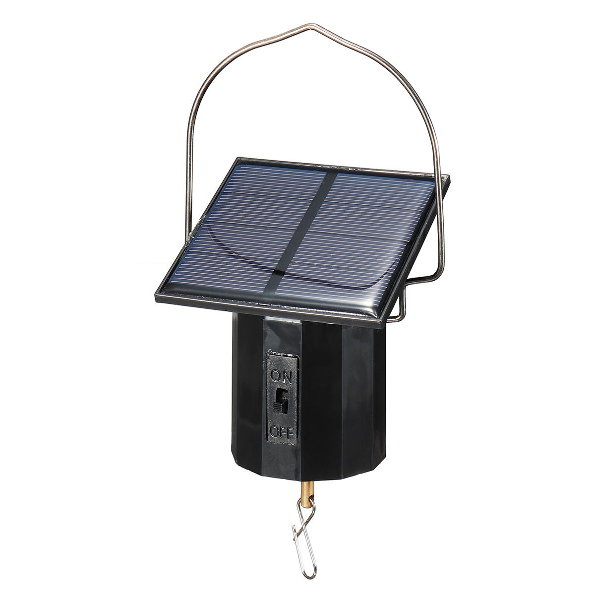 Solar Powered System Whirligig Wind Spinner Motor Twirl Swirl Outdoor Hanging Ornament 
