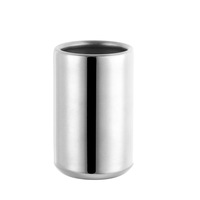 Stainless Steel Fruit Fork Storage Cup Dessert Snack Fork Tube Cup Kids Pen Holder Storage Cylinder Home Party Utensil